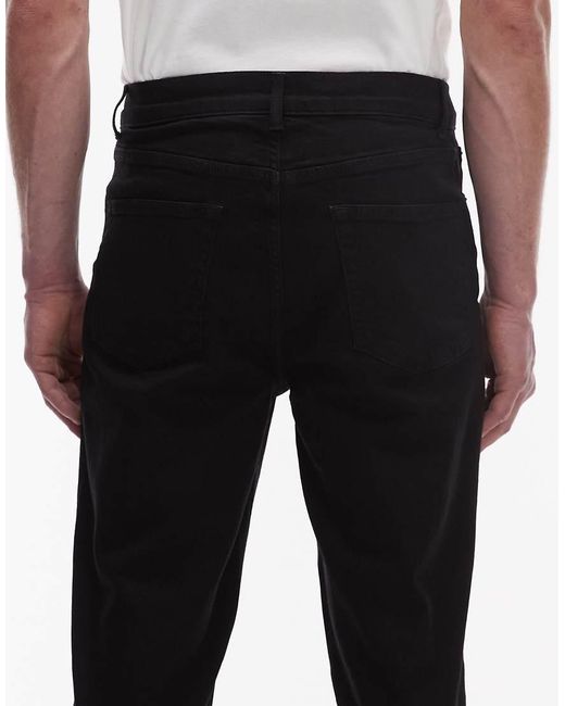 Topman Black Stretch Taper Jean for men