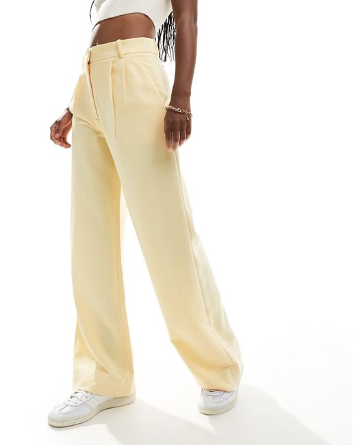 Abercrombie & Fitch Natural Sloane Tailored Pants