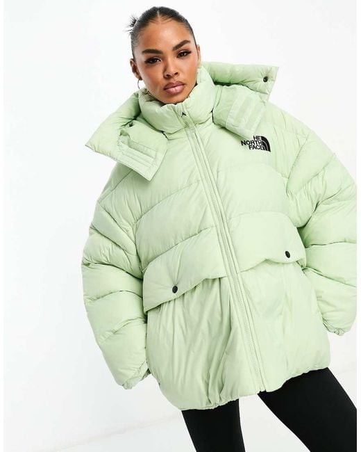 The North Face Green Acamarachi Oversized Puffer Jacket