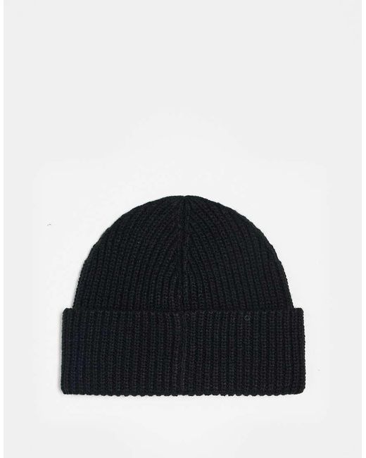 Herschel Supply Co. Beanie Met Logobadge in het Black
