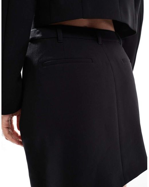 French Connection Blue Azra Tailored Mini Skirt