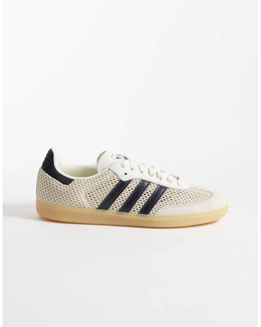 Adidas Originals Metallic Samba Og Crochet Trainers