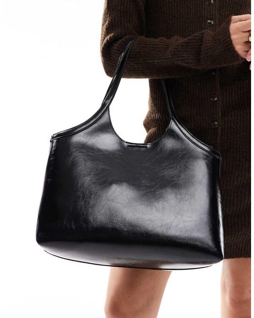 ASOS Black Scoop Arm Tote Bag