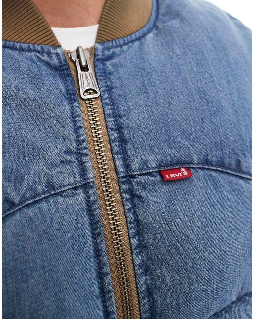 Chaleco De Plumas Vaquero Western Super De Levi's de hombre de color Blue