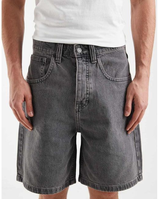 ASOS White Circular Design Collection Denim Jorts for men