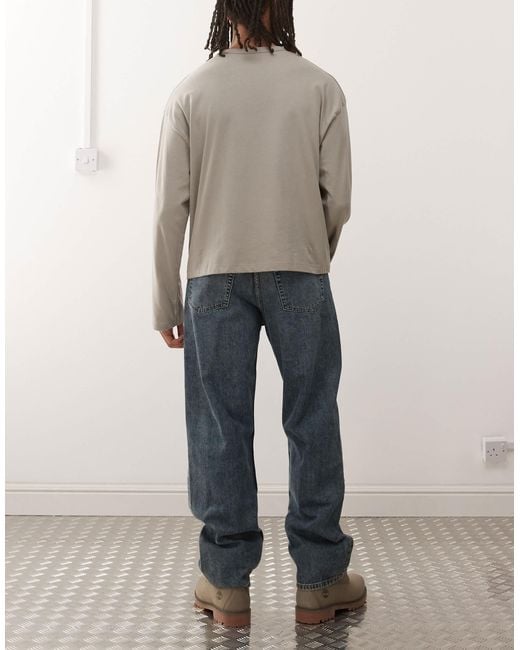 Weekday Natural Galaxy Loose Fit baggy Jeans for men