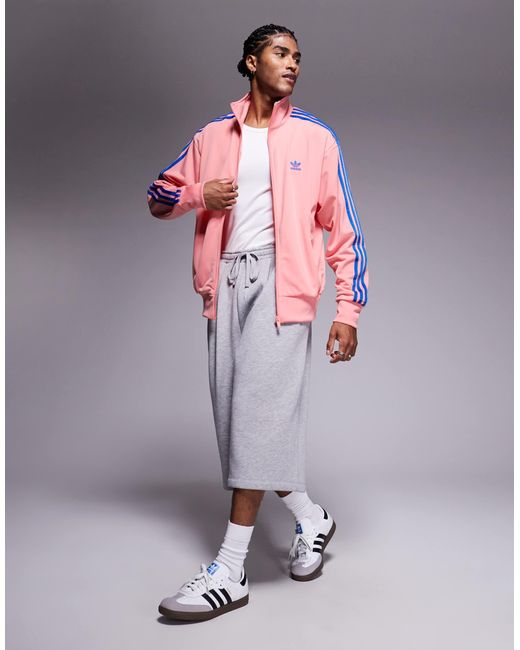 Adidas Originals Pink Firebird Track Top for men