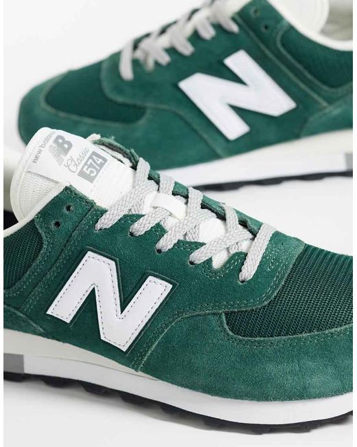 New Balance Green 574 Trainers for men