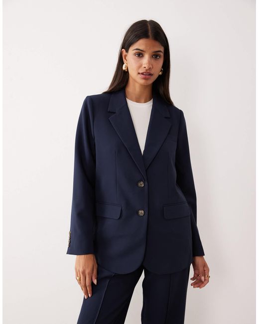Y.A.S Blue – oversize-blazer