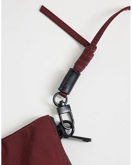 ASOS Purple Festival Tech Crossbody Bag for men