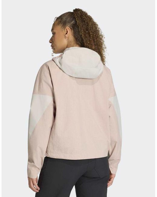 Adidas Originals Natural Terrex Xploric 2 Layer Climaproof Jacket