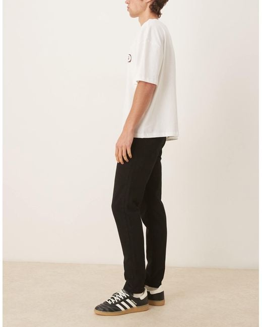 ASOS Natural Tapered Trousers for men