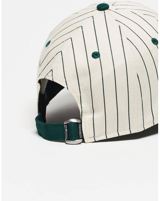 9twenty - casquette oakland athletics à rayures fines avec visière contrastante - vert/blanc KTZ en coloris Green