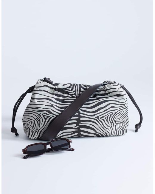 TOPSHOP Multicolor Charlie Medium Nylon Cross Body Bag