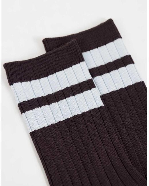 & Other Stories Black Cotton Socks