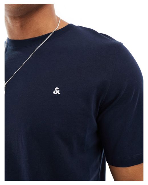 Jack & Jones Blue T-shirt With & Logo for men