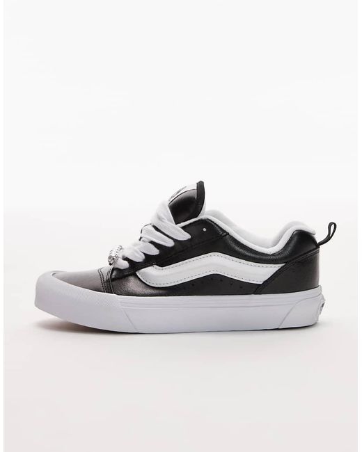 Vans Black Knu Skool Sneakers With Metallic Detailing