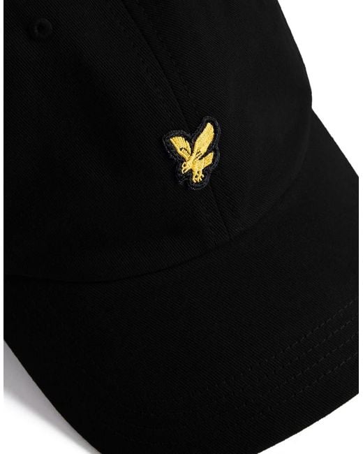 Lyle & Scott Black Headwear Baseball Cap for men