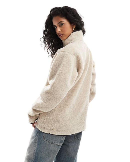 Adidas Originals Natural Adidas – terrex – unisex-sweatshirt aus teddy-fleece