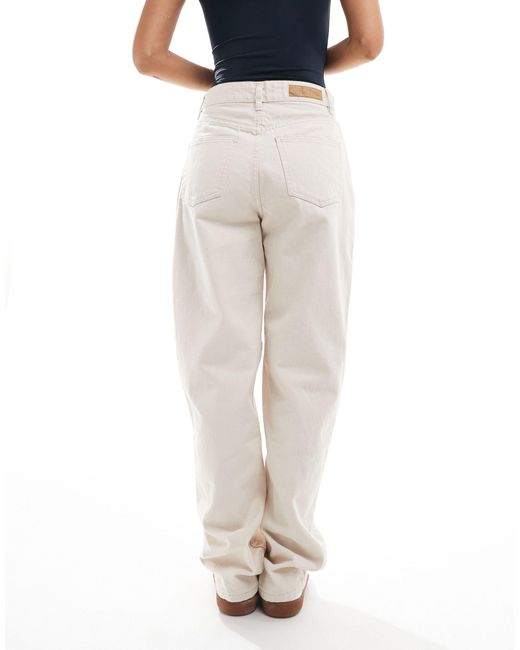 Cotton On White Cotton On Relaxed Straight Leg Jeans