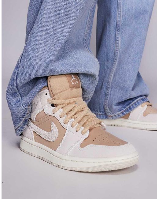 Nike Blue Nike Air 1 Mid Se Sneakers