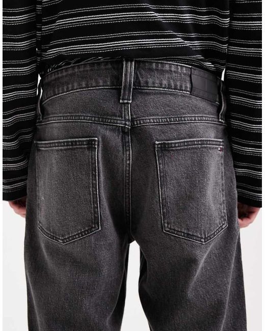 Tommy Hilfiger Black Ronnie Denim Shorts for men