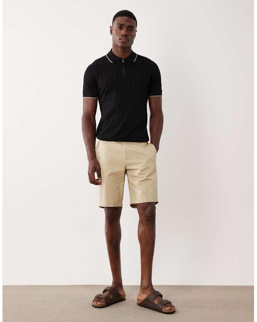 Polo Nera di Mango in Black da Uomo