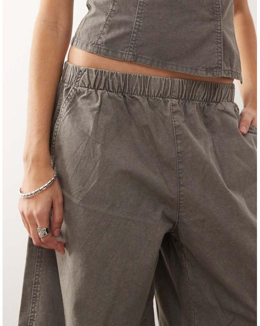 Weekday Natural Co-Ord Super Baggy Balloon Fit Trousers