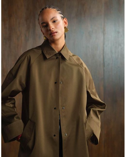 ASOS Natural Longline Trench