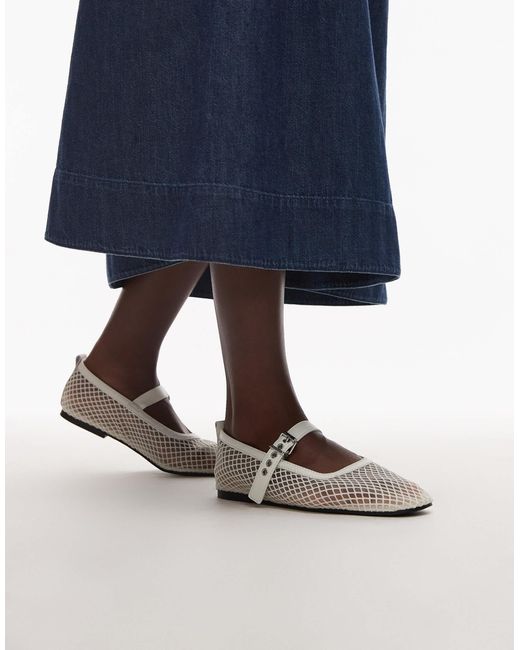 Tommy Hilfiger Blue Mesh Ballet Shoe