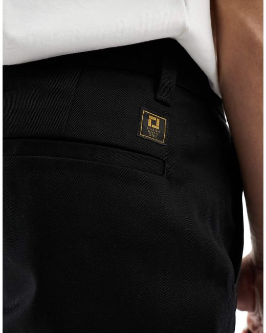 Only & Sons – locker geschnittene worker-chinohose in White für Herren