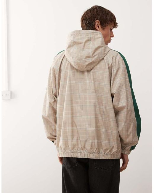 Reclaimed Vintage Green Festival Track Jacket for men