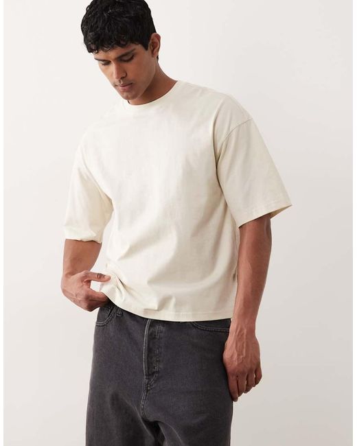 Only & Sons Natural Boxy T-shirt for men