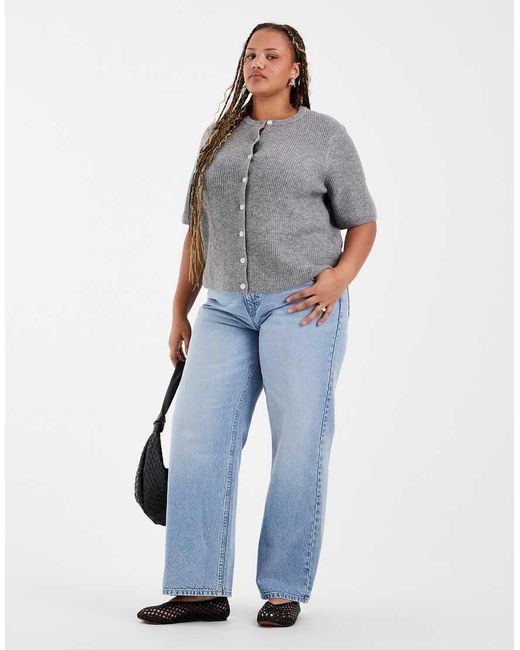 Pieces Curve Pieces Plus de color Gray