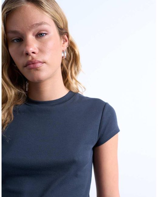TOPSHOP Blue Everyday Tee