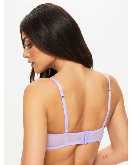 Ann Summers Purple Untold Desire Non Padded Plunge Bra