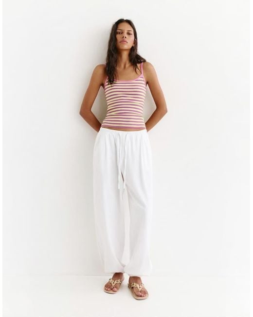 Pull&Bear Multicolor Fine-Strap Top