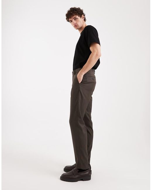 Mango Brown Milan Slim Fit Tailored Trouser Co-Ord for men