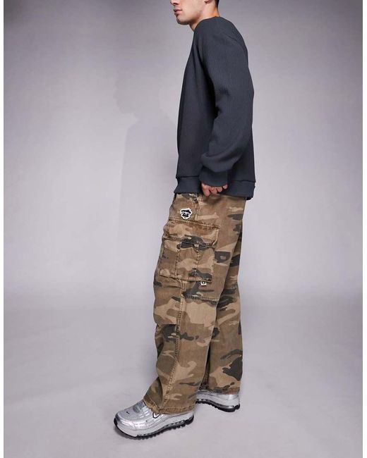Aape By A Bathing Ape Multicolor Aape By A Bathing Ape Loose Fit Cargo Trousers for men