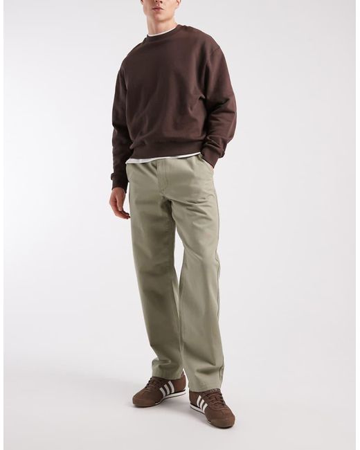 ASOS Natural Straight Chinos for men