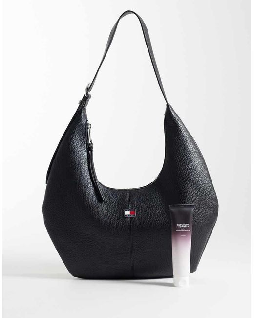 Tommy Hilfiger Black Slouchy City Bag