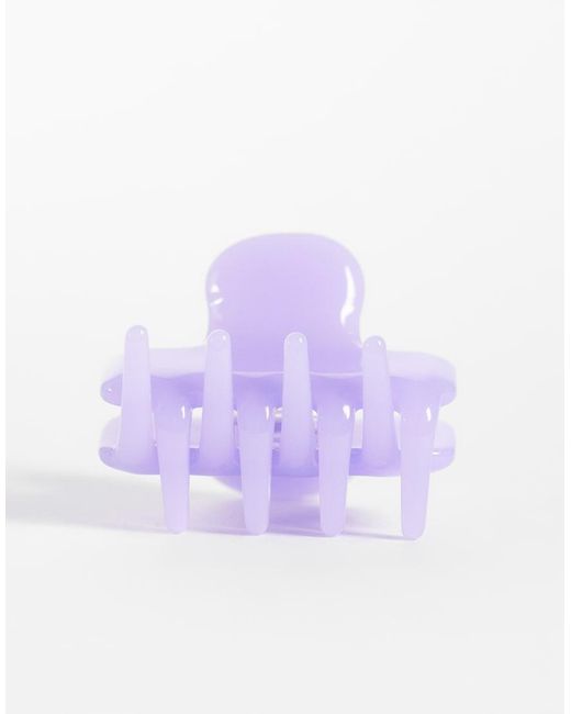 & Other Stories Purple Mini Hair Claw Clip