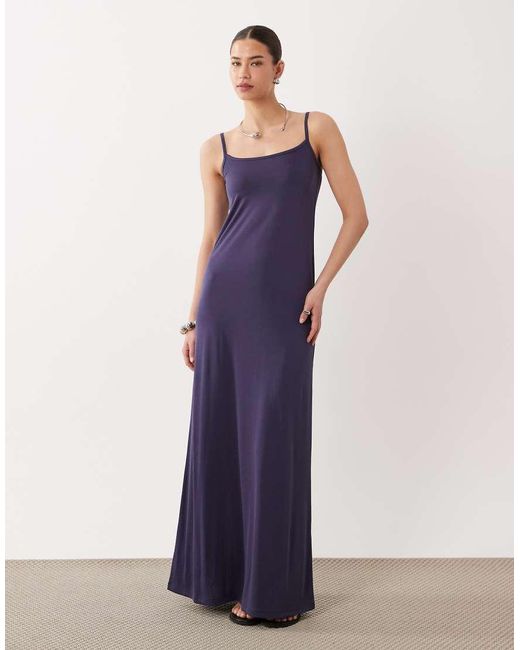 ASOS Blue Modal Blend Slip Dress