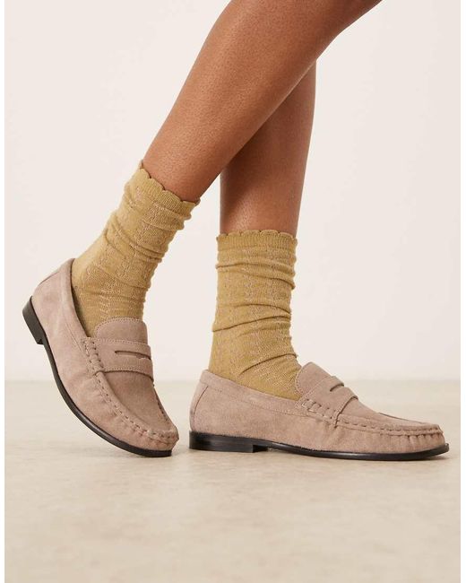 Becksöndergaard Natural Pointelle Frill Socks
