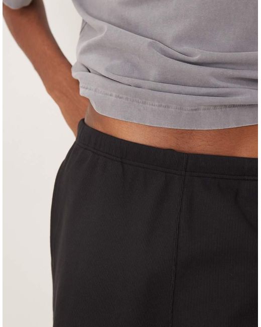 Calvin Klein Gebreide Short Met Logo-Appliqué in het Natural voor heren