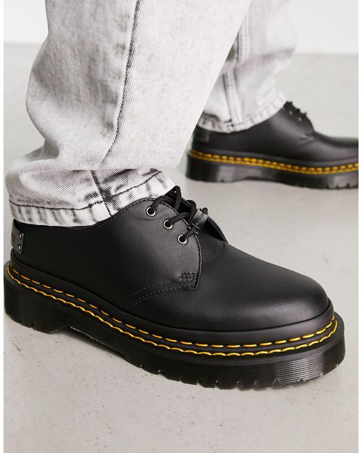 Dr. Martens 1461 Bex Double Stitch Plated 3 Eye Shoes in Grey for Men ...