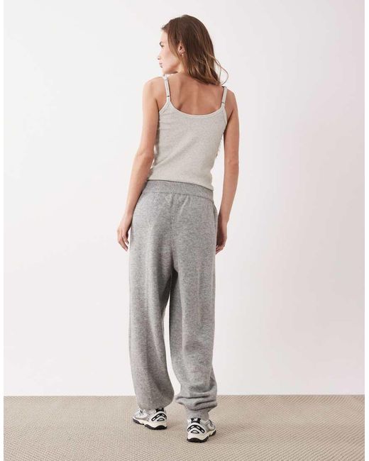 Calvin Klein Gray Lounge Slim-Leg Plush-Terry Jogging Bottoms