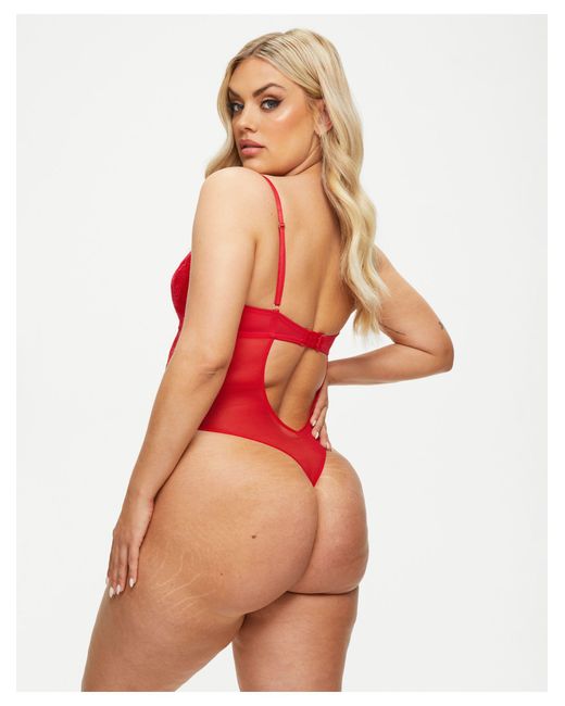 Ann Summers Red Sexy Lace Planet Body