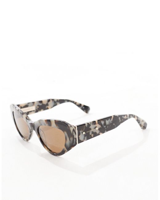 AllSaints Black Calypso Sunglasses