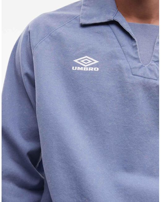Umbro Blue Drill Top for men